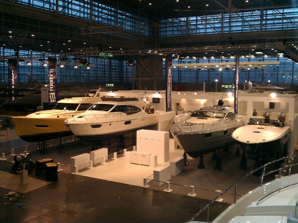 Ferretti Group stand (Boot 2011, Dusseldorf - DE)